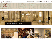 Tablet Screenshot of musee-magnin.fr
